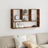 Wall Shelf Smoked Oak 99x15x60 cm | Engineered Wood