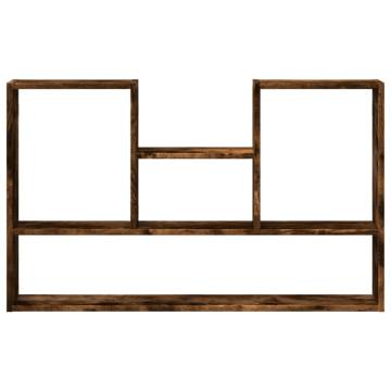 Wall Shelf Smoked Oak 99x15x60 cm | Engineered Wood