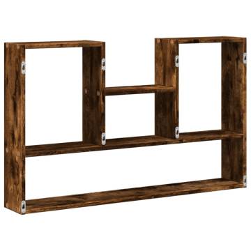 Wall Shelf Smoked Oak 99x15x60 cm | Engineered Wood