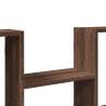 Brown Oak Wall Shelf 99x15x60 cm - Engineered Wood Storage