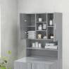 Washing Machine Cabinet Grey Sonoma - Modern Storage Solution