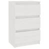 White Bedside Cabinet - Solid Pine Wood | Hipo Market