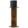 Stylish Speaker Stands 2 pcs Smoked Oak | Engineered Wood