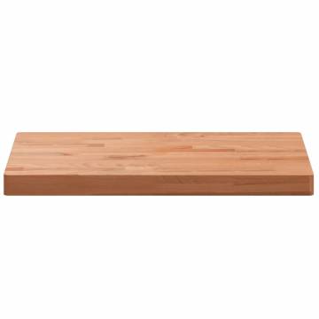 60x40 cm Solid Wood Beech Bathroom Countertop - Durable & Stylish