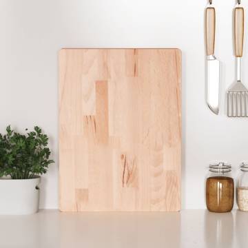 Solid Wood Beech Chopping Board 40x30x4 cm - Essential Tool