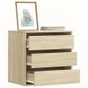  Corner Chest of Drawers Sonoma Oak 60x41x58 cm Engineered Wood Colour sonoma oak Size 60 x 41 x 58 cm Quantity in Package 1 