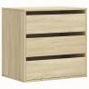 Corner Chest of Drawers - Sonoma Oak 60x41x58 cm