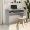 Desk Concrete Grey 90x50x74 cm Engineered Wood Colour concrete grey 