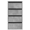 Corner Chest of Drawers Concrete Grey - Stylish Storage Solution