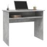 Concrete Grey Desk 90x50 cm | Stylish Engineered Wood Design