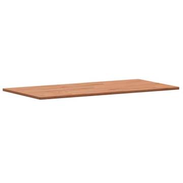 Durable Solid Wood Beech Bathroom Countertop | 80x40x1.5 cm