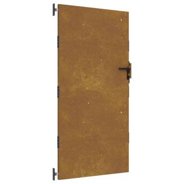 Garden Gate 85x200 cm Corten Steel - Durable & Elegant Entry