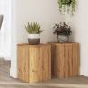  Plant Stands 2 pcs Artisian Oak 25x25x35 cm Engineered Wood Colour oak Size 25 x 25 x 35 cm Quantity in Package 2 