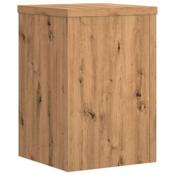 Plant Stands 2 pcs - Artisian Oak | Durable Engineered Wood