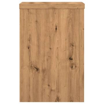 Plant Stands 2 pcs - Artisian Oak | Durable Engineered Wood