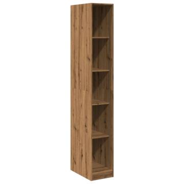 Artisian Oak Wardrobe - 30x50x200 cm Engineered Wood