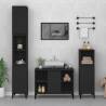 Elegant Black Sink Cabinet - 80x33x60 cm | HipoMarket