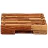 Solid Acacia Wood Chopping Board - 30x21 cm | Hipomarket