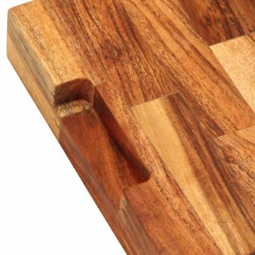 Solid Acacia Wood Chopping Board - 30x21 cm | Hipomarket