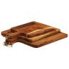 Chopping Board Set - 3pcs Solid Wood Acacia | Hipo Market