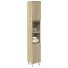 Stylish Bathroom Cabinet Sonoma Oak 30x30x190cm - HipoMarket