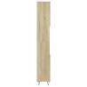 Stylish Bathroom Cabinet Sonoma Oak 30x30x190cm - HipoMarket