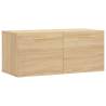 Wall Cabinet Sonoma Oak - Stylish Storage Solution | Hipomarket