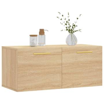 Wall Cabinet Sonoma Oak - Stylish Storage Solution | Hipomarket