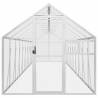 Aviary Silver 1.79x10x1.85 m Aluminium - Safe Bird Home