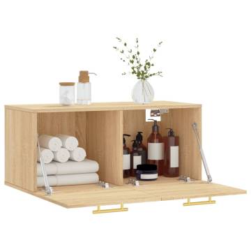 Wall Cabinet Sonoma Oak - Stylish Storage Solution | Hipomarket