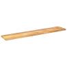 Rectangular Solid Wood Mango Table Top - 140x20x2.5 cm