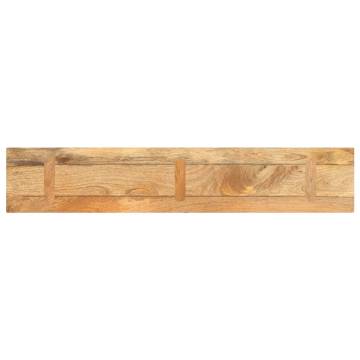 Rectangular Solid Wood Mango Table Top - 140x20x2.5 cm