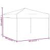 Folding Party Tent White 3x3 m - Durable & Portable Gazebo