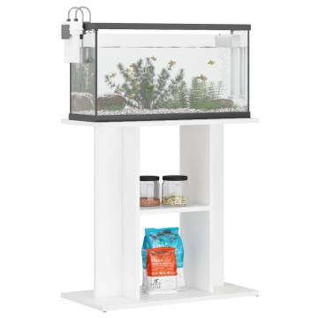 Aquarium Stand White 60x30x60 cm - Durable & Stylish Design