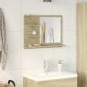 Sonoma Oak Bathroom Mirror 60x10.5x45 cm | Hipomarket