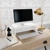 Monitor Stand High Gloss White 42x24x13 cm Engineered Wood Colour high gloss white Quantity in Package 1 