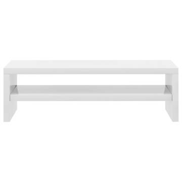 Monitor Stand High Gloss White - Stylish & Functional | Hipo Market