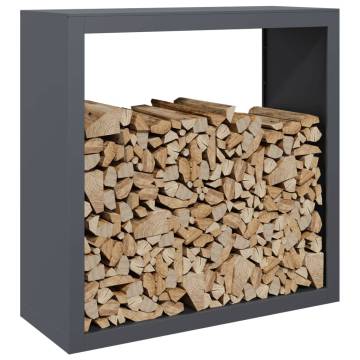 Firewood Rack Anthracite 100x40x100 cm Steel - Durable Storage