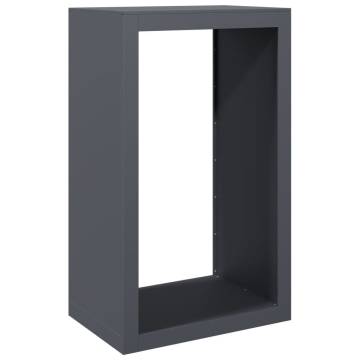 Firewood Rack Anthracite 60x40x100 cm - Durable Steel Storage