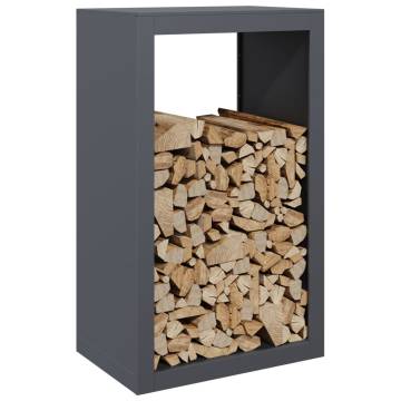 Firewood Rack Anthracite 60x40x100 cm - Durable Steel Storage