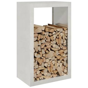 Stainless Steel Firewood Rack 60x40x100 cm - Durable & Stylish