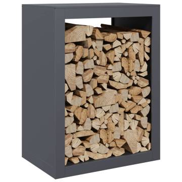 Firewood Rack Anthracite 60x40x80 cm Steel - Durable & Sturdy