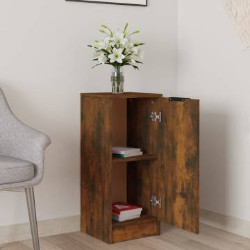 Stylish Smoked Oak Sideboard - 30x30x70 cm | HipoMarket