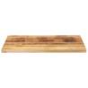 Table Top 90x70cm - Solid Wood Rough Mango | HipoMarket UK