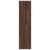 Brown Oak Wardrobe 30x50x200 cm - Stylish Engineered Wood