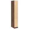 Brown Oak Wardrobe 30x50x200 cm - Stylish Engineered Wood