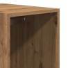 Stylish Artisan Oak Wardrobe - 30x50x200 cm Engineered Wood