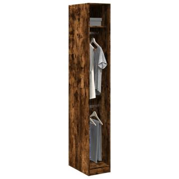 Smoked Oak Wardrobe - Stylish Storage Solution | HipoMarket UK