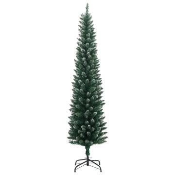 Artificial Slim Christmas Tree 240cm with 300 LEDs