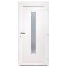 Front Door Anthracite 98x208 cm PVC - Elegant & Secure Entry